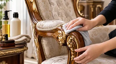 تمیز کردن مبل سلطنتی