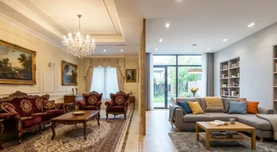 چیدمان مبل سلطنتی و راحتی